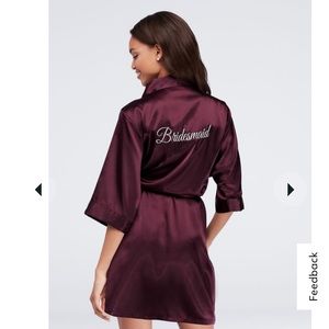 David’s Bridal Bridesmaid Robe